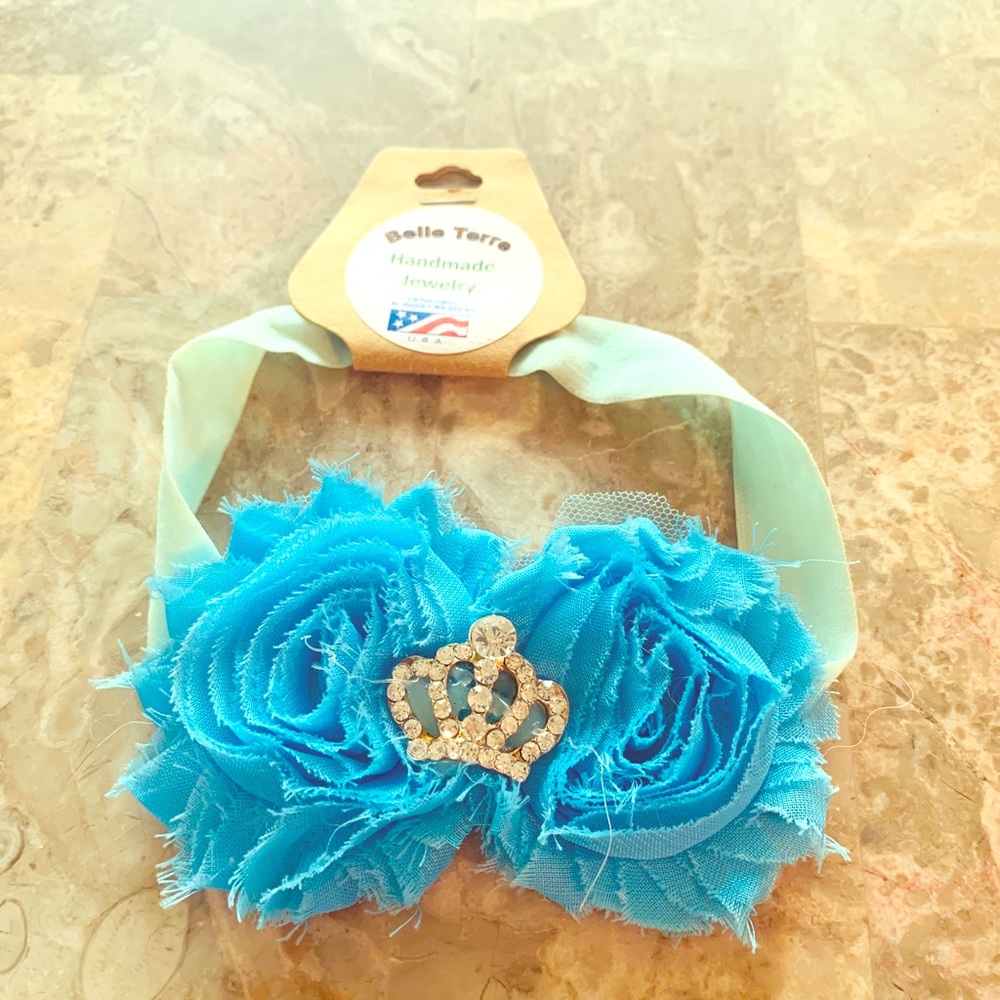🔥3/$20🔥 New Blue Rhinestone Crown Headband